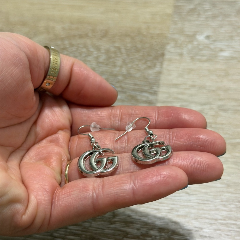 GG silver Earrings - Picture 3 of 5